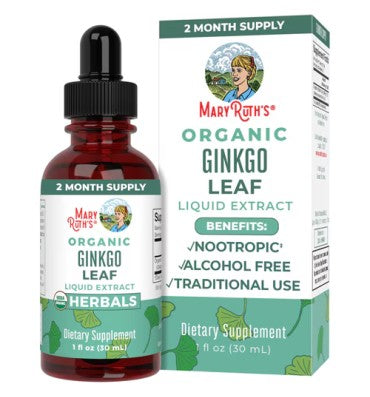 Hoja de Ginkgo Orgánica Líquida. 30 ml