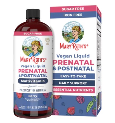 Multivitamínico Prenatal y Postnatal líquido sabor Berries. 946 ml.