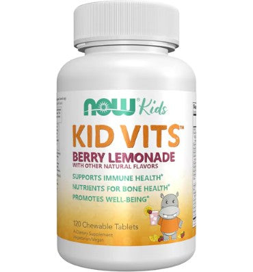 Multivitamínico para Niños +4, tabletas sabor Berrie Limonada. 120 Tabs
