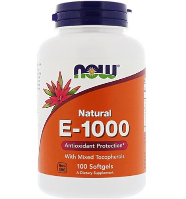 Vitamina E-1000 Natural. 100 Softgels