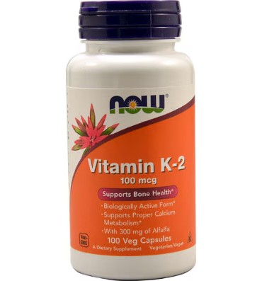 Vitamina K 2 100 mcg. 100 Vcaps