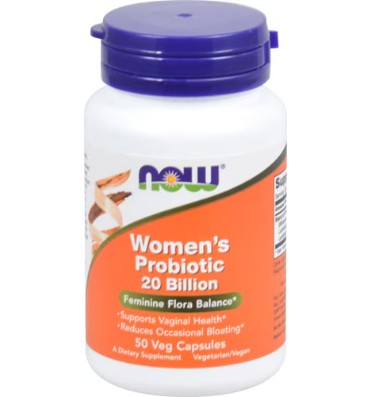 Probióticos para Mujer 20 billion CFU. 50 Vcaps