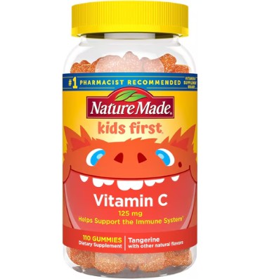 Vitamina C para Niños sabor Mandarina 125 mg. 110 Gomitas