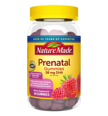 Multivitamínico Prenatal, soporte Mamá y Bebé con DHA sabor Berries. 60 Gomitas