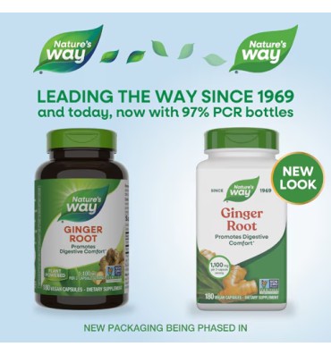 Raíz de Jengibre 1100 mg, salud digestiva. 3 opc