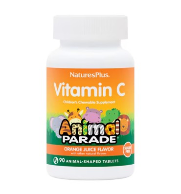 Vitamina C para Niños SIN Azúcar sabor Naranja. 90 tabs masticables