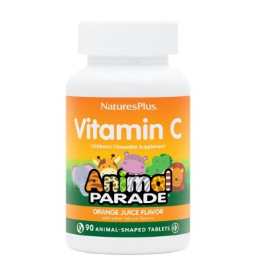 Vitamina C, para Niños, masticable, sabor Naranja. 90 tabs.