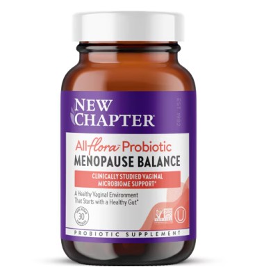 Probióticos para Mujer All Flora, Balance para Menopausea, 10 billones. 30 Vcaps