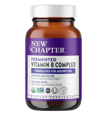 New Chapter, Complejo de Vitamin B Fermentada. 3 opciones