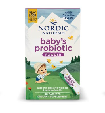 Probióticos Veganos para Bebés 4 billiones. 30 Pack