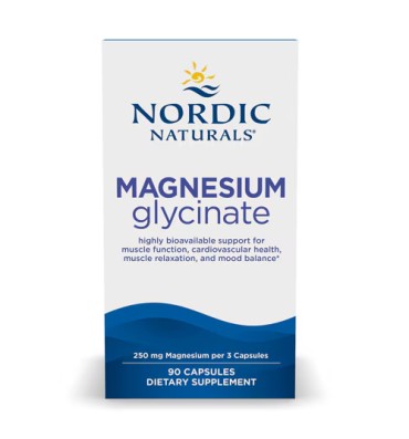 Nordic Naturals, Glicinato de Magnesio. 90 Caps