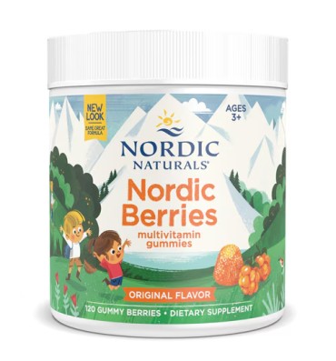 Multivitamínico para Niños +2 y adultos, sabor Nordic Berries. 120 Gomitas