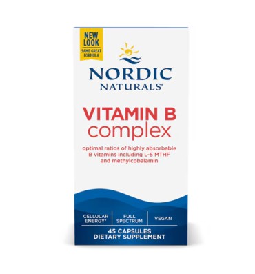 Nordic Naturals, Complejo de Vitamina B. 45 Caps