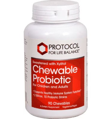 Probióticos para Niños +2, 2 billones, veganos. 90 chews tabs