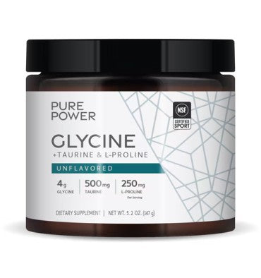 Glicina + Taurina y L- Prolina NSF Certified for Sport Unflavored 147 gr