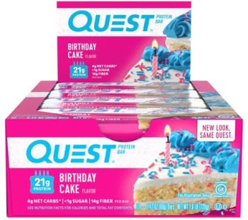 Barra de Proteína QuestBar. 12 barras