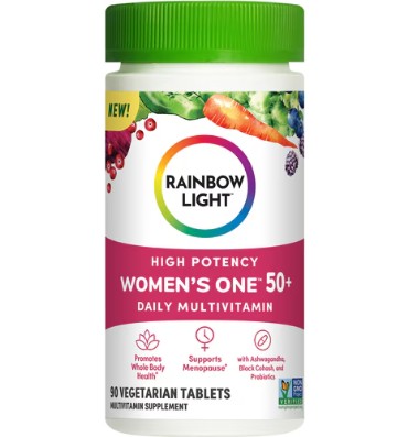 Multivitamínico para Mujer 50+, 1 al día. 90 V-tabs.