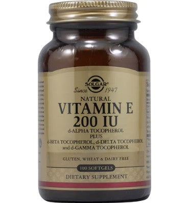 Complejo de Vitamina E 200 IU. 100 Softgels