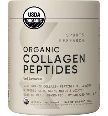 Péptidos de Colágeno Orgánicos sin sabor. 300 gr