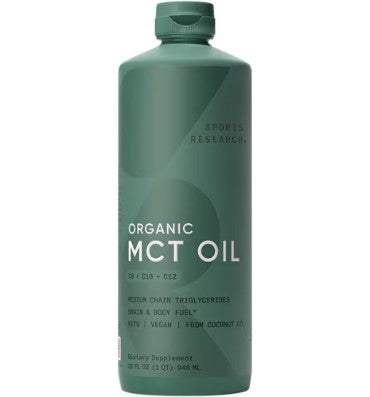 Aceite de MCT Orgánico C8 + C10 + C12. 907 ml.