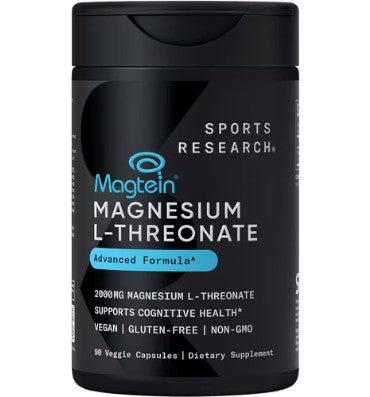 Sports Research, Magnesio L-Treonato (2000 mg). 90 vcaps
