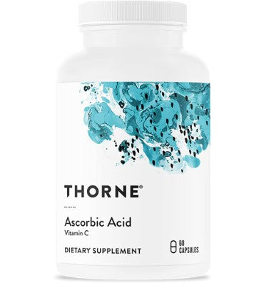 Thorne Vitamina C, Ácido Ascórbico 1000 mg. 60 caps.