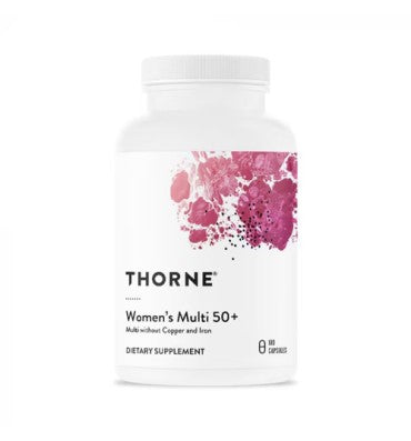 Multivitamínico para Mujer +50 sin Hierro ni Cromo. 180 caps.