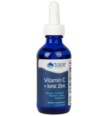 Vitamina C y Zinc Iónico líquido. 2 oz