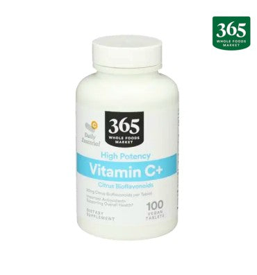 Vitamina C, alta potencia, Bioflavonoides Cítricos, sabor Citrus. 100 V-tabs.