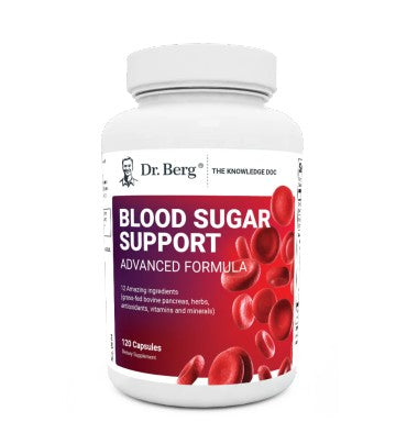 Dr. Berg, Soporte para Azúcar en Sangre con Cromo y Potassio. 120 Vcaps