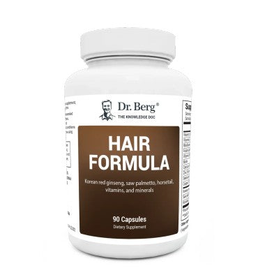 Dr. Berg, Suplemento para Fortalecer el Cabello. 90 caps