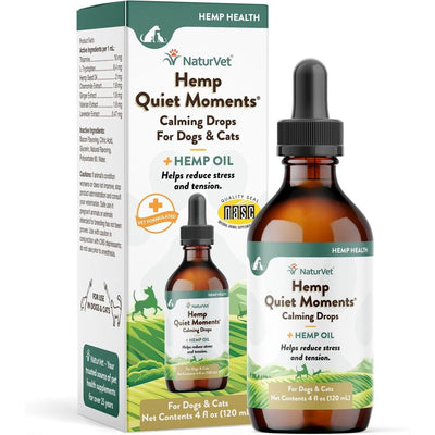 Quiet Moments with Hemp Seed Oil Calming Supplement Drops & Ca, sabor Tocino. 1 unidad.