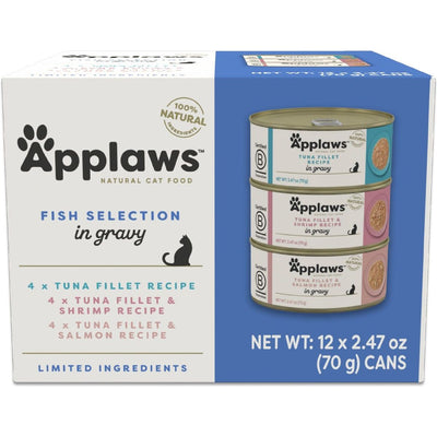 Alimento Húmedo, Atún sabores en Gravy. 70 g, caja de 12. - Applaws