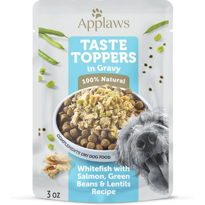 Taste Toppers, Taste Toppers Pescado Blanco with Salmón en Gravy. 85 g, caja de 12. - Applaws