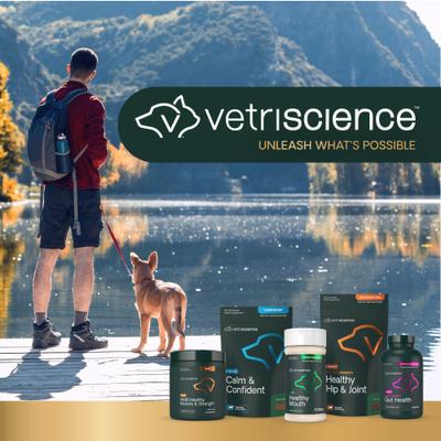 Gránulos con sabor a cerdo HMB Healthy Muscle & Strength para perros, bolsa de 8.47 oz