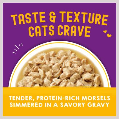 Alimento Húmedo para Gato Morsels crudo liofilizado Alimento para Gato 8 oz Pollo e hígado de pollo