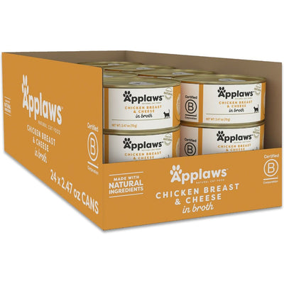 Alimento Húmedo, Pechuga de Pollo with Cheese Cat Food. 70 g, caja de 24. - Applaws