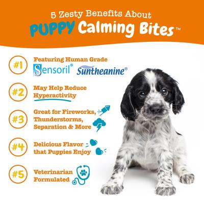 Puppy Calming Bites para Cachorros sabor Pavo 90 chews