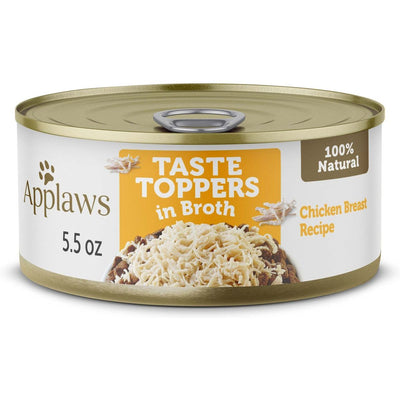 Taste Toppers, Taste Toppers Pechuga de Pollo en Broth. 156 g, caja de 12. - Applaws