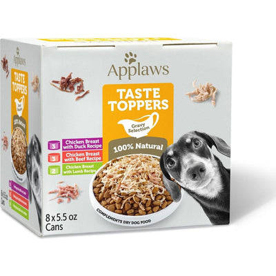 Taste Toppers, Taste Toppers Pollo Gravy Selection en Gravy. 156 g, caja de 8. - Applaws