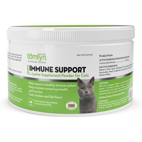 Tomlyn L-Lysine Immune Support Powder para gatos, 99 g