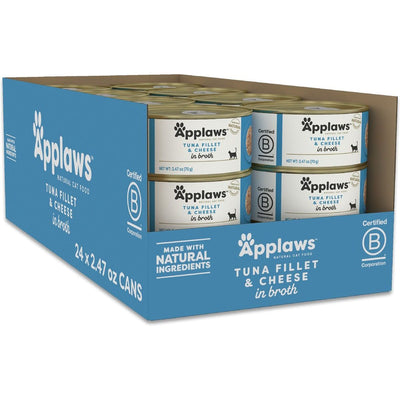 Alimento Húmedo, Filete de Atún with Cheese Cat Food. 70 g, caja de 24. - Applaws