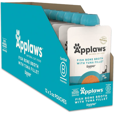 Bone Broth Topper, Pescado Bone Broth with Filete de Atún. 85 g, caja de 12. - Applaws