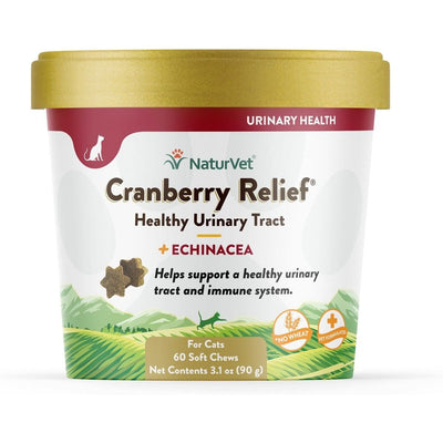 Cranberry Relief Plus Echinacea Soft Chews Urinary Supplement. 60 chews.