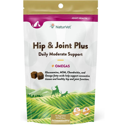 Hip & Joint Plus Omegas Soft Chews Joint Supplement. 120 chews.