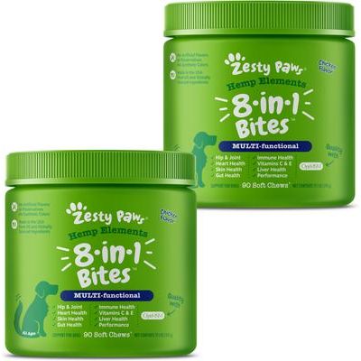 Multivitamínico Hemp Elements 8 en 1 para Perros sabor Pollo 2 presentaciones