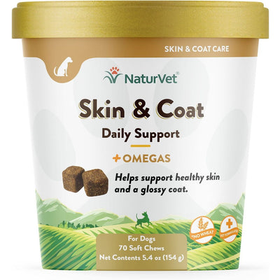 Skin & Coat Plus Breath Aid Soft Chews Skin & Coat Supplement. 70 chews.