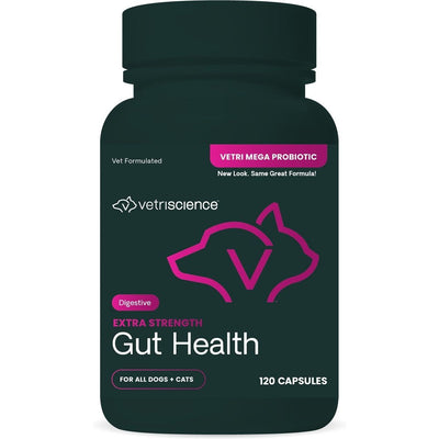 Extra Strength Gut Mega Probiotic & Prebiotic Health Easy-Open Capsules Digestive. 120 caps.