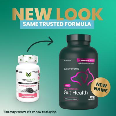 Cápsulas de fácil apertura para la salud intestinal, probióticos y prebióticos extra fuertes, suplemento digestivo para perros y gatos, 120 unidades
