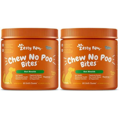 Chew No Poo Bites Digestivos para Coprofagia de Perros sabor Pollo 3 presentaciones